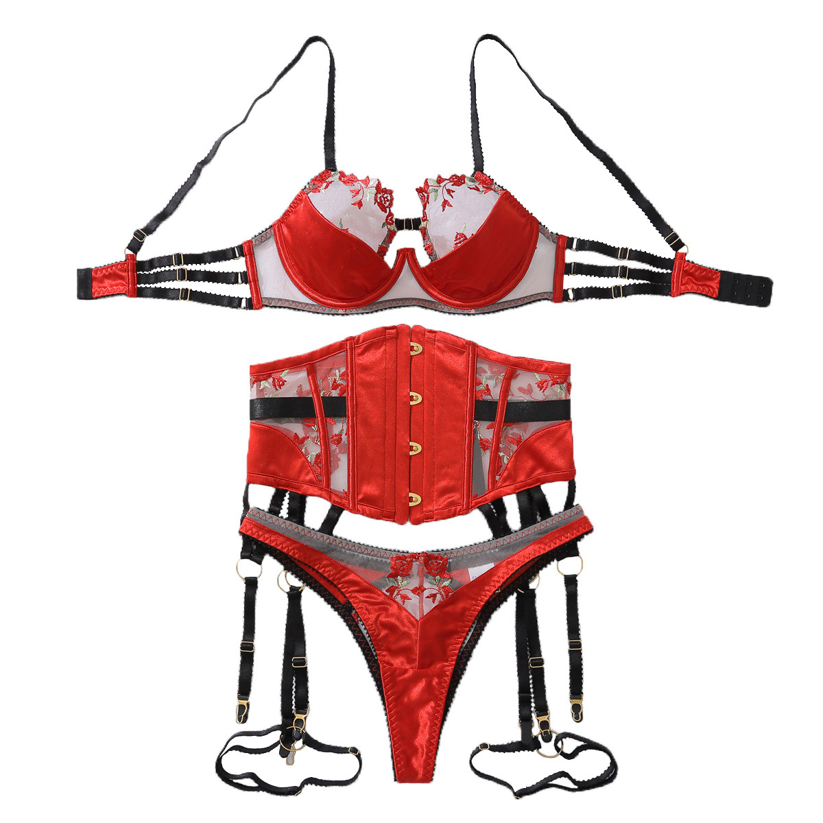 Badminton Cup - Ensemble de Lingerie décorative à bretelles